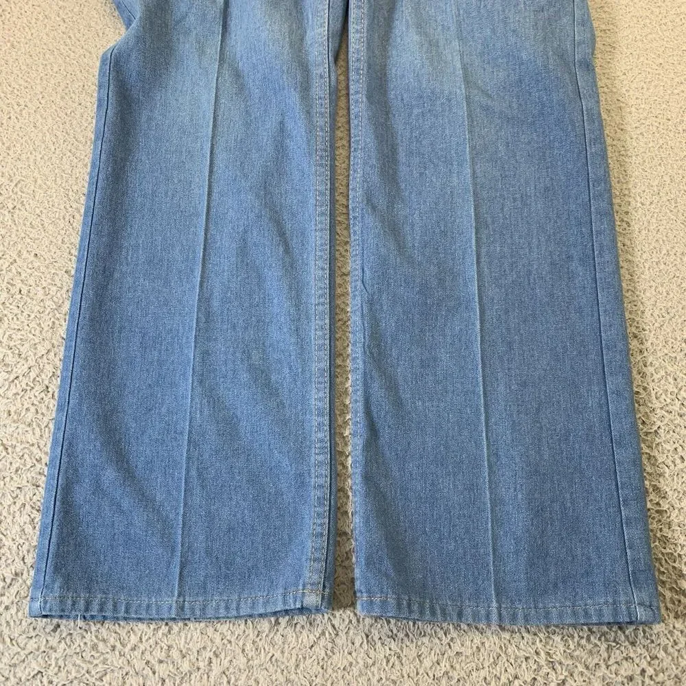 Vintage Levis SF 207 Jeans Mens 34x30 Blue Chambray Denim 80s Era USA Orange Tab